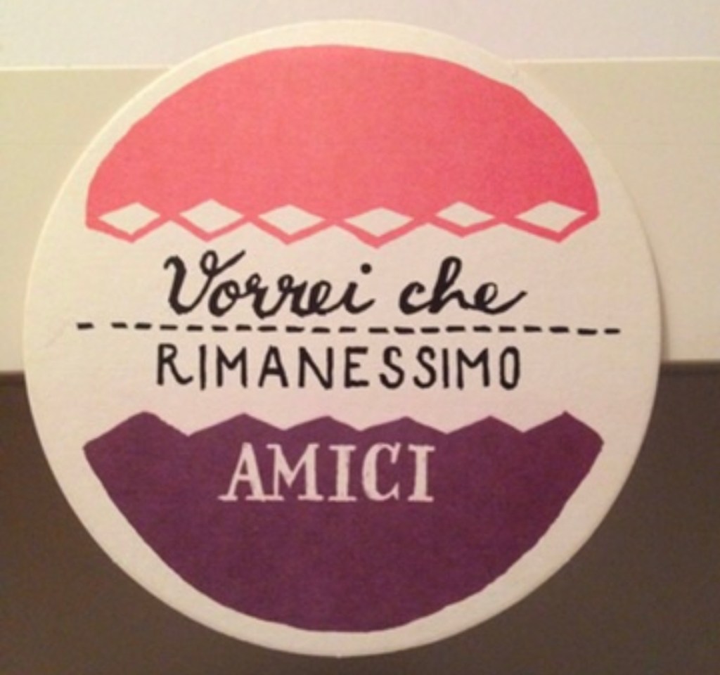 Vorrei che rimanessimo&nbsp;amici